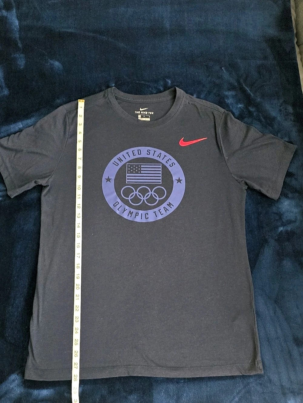 Nike United States Olympic Team T-Shirt Graphic Tee in Black Size Medium